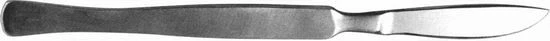 10-002-04 Anatomical abdominal scalpel