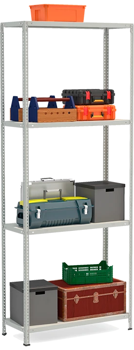 Metal shelf reinforced shelving unit model STF Shelf 1044-2.5