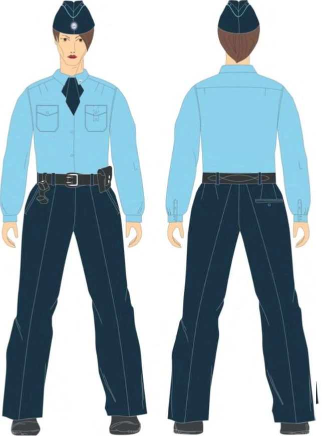 Women's office blouses for employees of departmental security service of PJSC Transneft, commodity code B.
