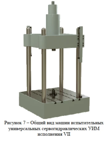 Universal servohydraulic testing machine UIM-100-VII (RUS)
