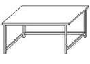 Reinforced chromatograph table (up to 250kg) ???