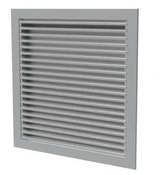 Canal-RKO galvanised non-adjustable duct grille, Canal-RKA aluminium non-adjustable duct grille