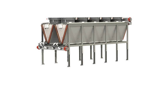 Industrial heat exchange equipment - passive radiators (heat exchangers) of modular type FreeCold Gamma series