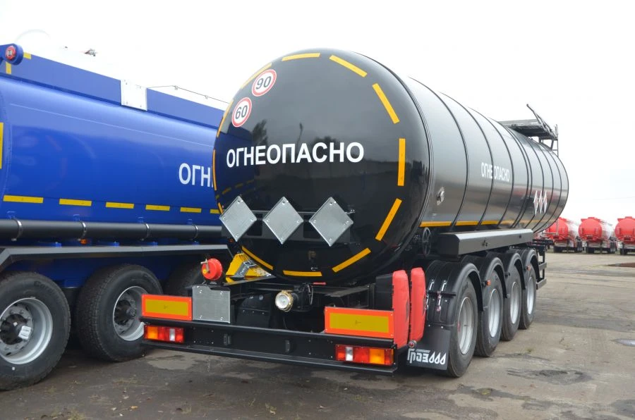 Semi-trailer tank truck , type GR4, modification 93322-0000010