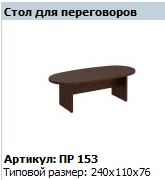 "Premier" Conference table article PR 153