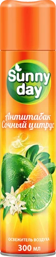 Air Freshener "Sunny Day" "Anti-Tobacco Juicy Citrus" Aerosol