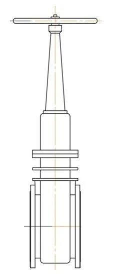 Steel wedge gate valves press-welded