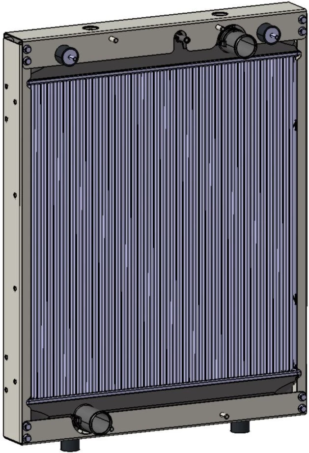 Engine cooling radiator 2831-066-0000