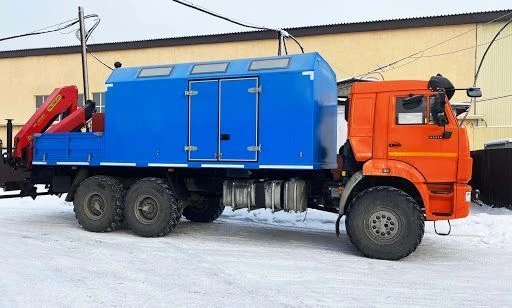 Vehicles of modification 4388C3-10 - van with CMU on the basis of KAMAZ chassis, type 43118, modifications 43118-A5