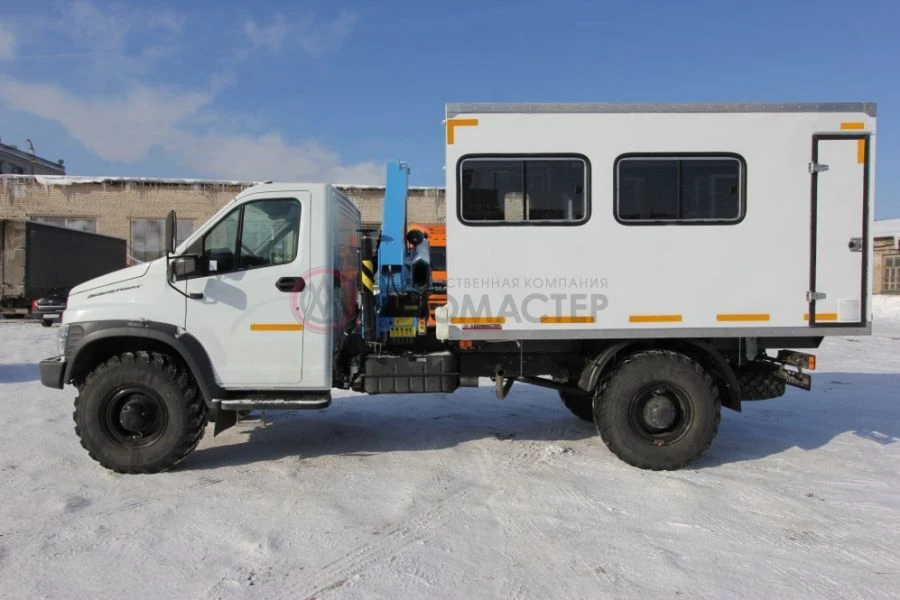 Mobile workshop with CMU produced by INMAN JSC (IM 20, IM 25, IM 50, IM 55, IM 77), modification 2322RM on the basis of GAZ S ch