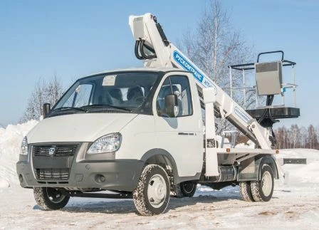 AGP-14T GAZ-3302 autohydro lift 14M 200/250KG 8.4M