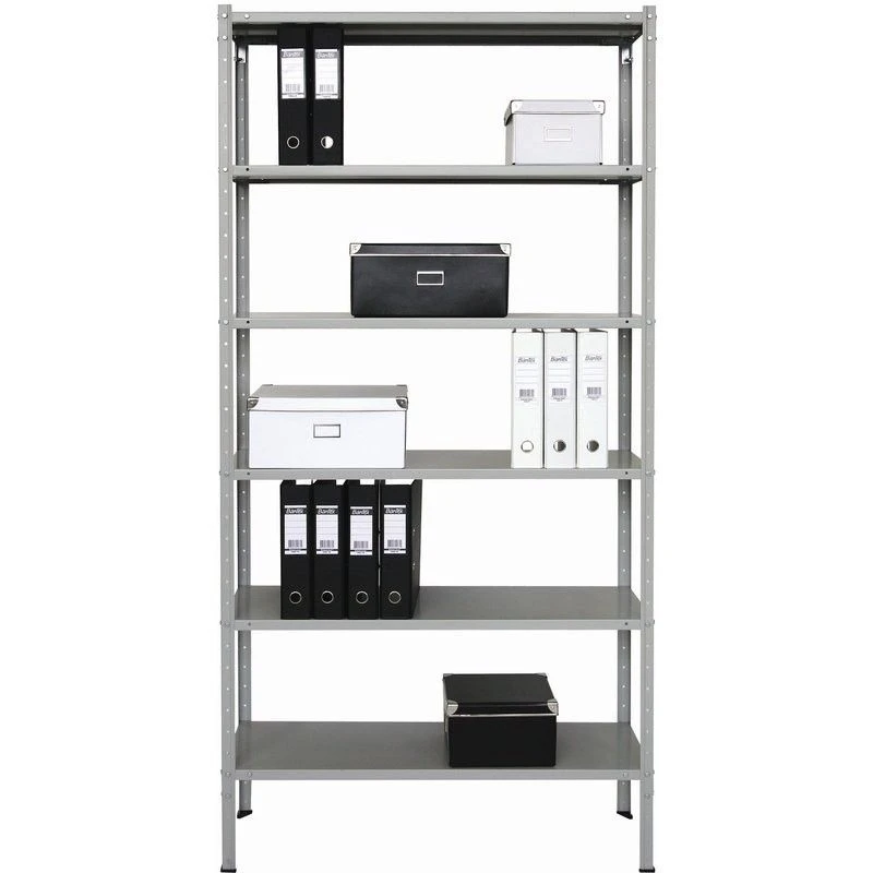 Shelving unit with metal frame