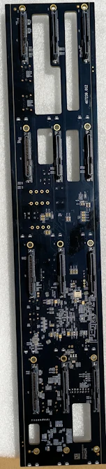 Backplate board KDBA.467239.018
