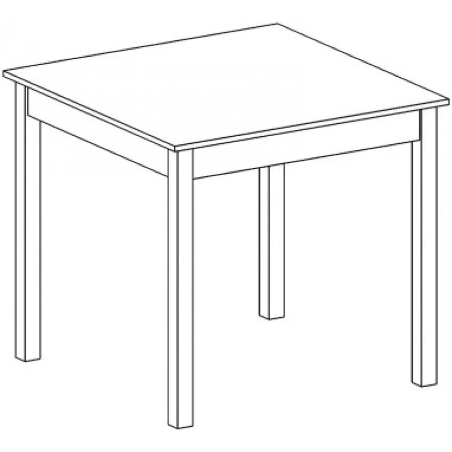 Square table