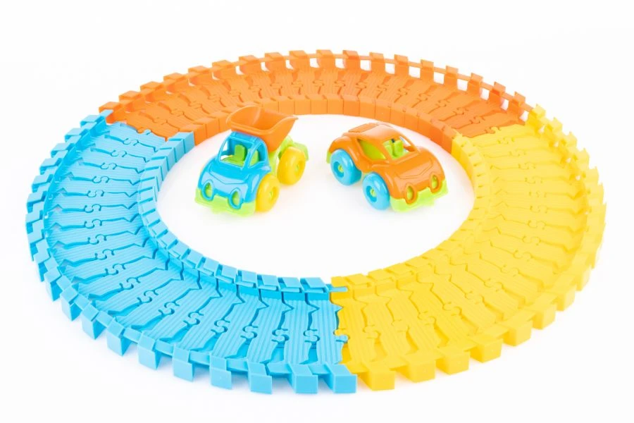 Toy set "Mini-track with cars" KNOPA 1/4