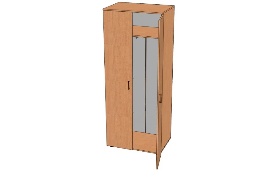 Wardrobe with pull-out rod. Model:SHO-2