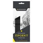 Graphite pencils "VKF" "Project" 12B-4010 Set of sharpened graphite pencils assortment8x12pcs.