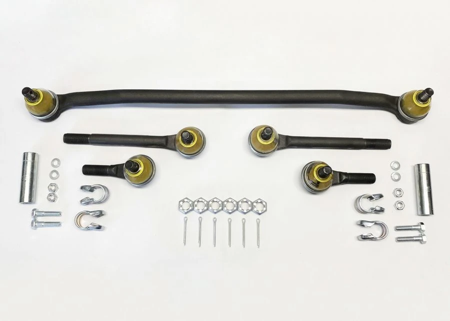 Set of steering trapezium links for VAZ 21214M with twist and fasteners "Champion S10" series OEM 21214-3414010; 2101-3003056; 2