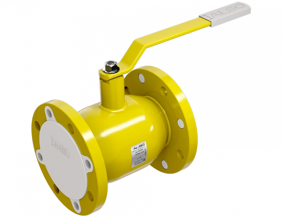 All-welded steel ball valve ALSO series GAS stainless steel flanged full bore into construction length of gate valve