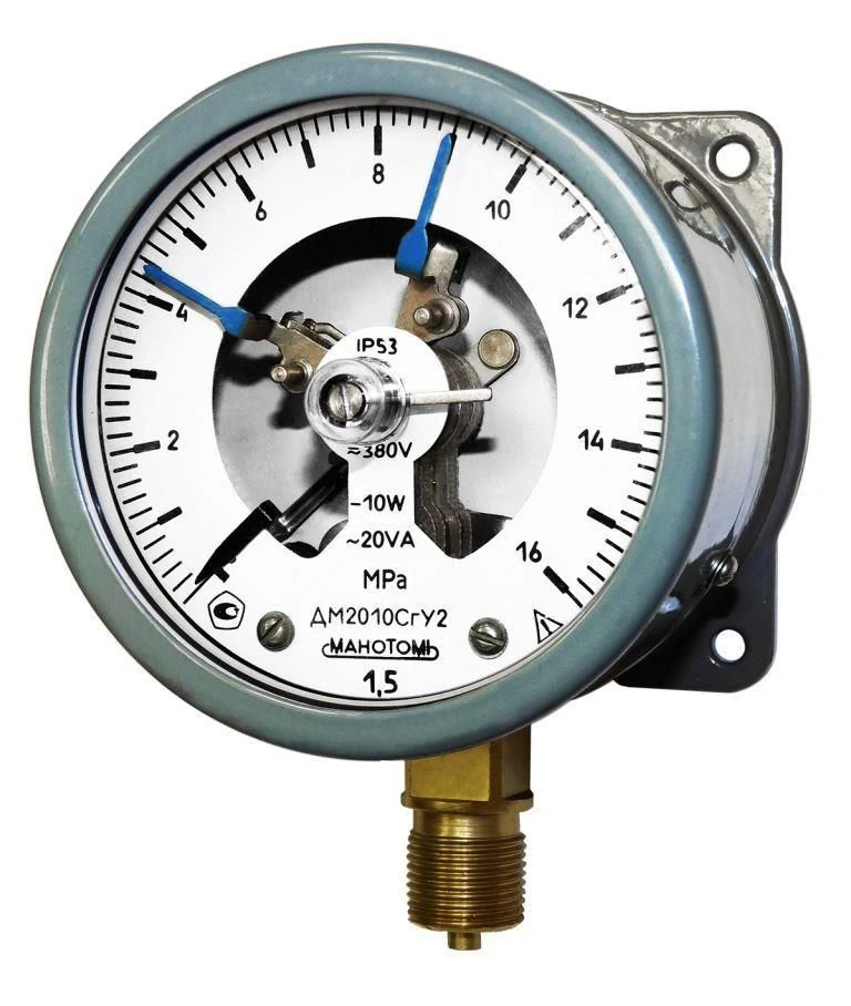 Indicating signalling pressure gauges ??2010??