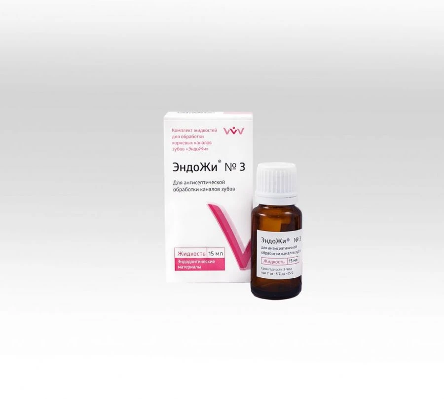 Set of fluids for root canal treatment "EndoJi" (liquid ?3)