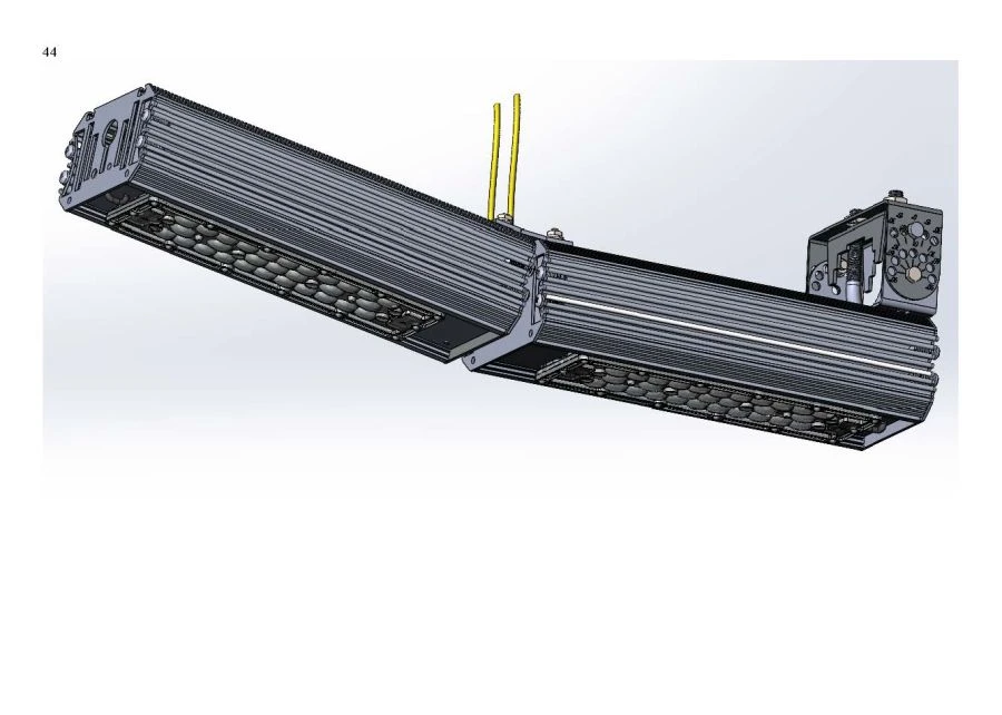 LED luminaire "Industrial Design MTM IoT" series CUBIC 100 Two modules Connection from the ends - 10 degrees Mounting CUB