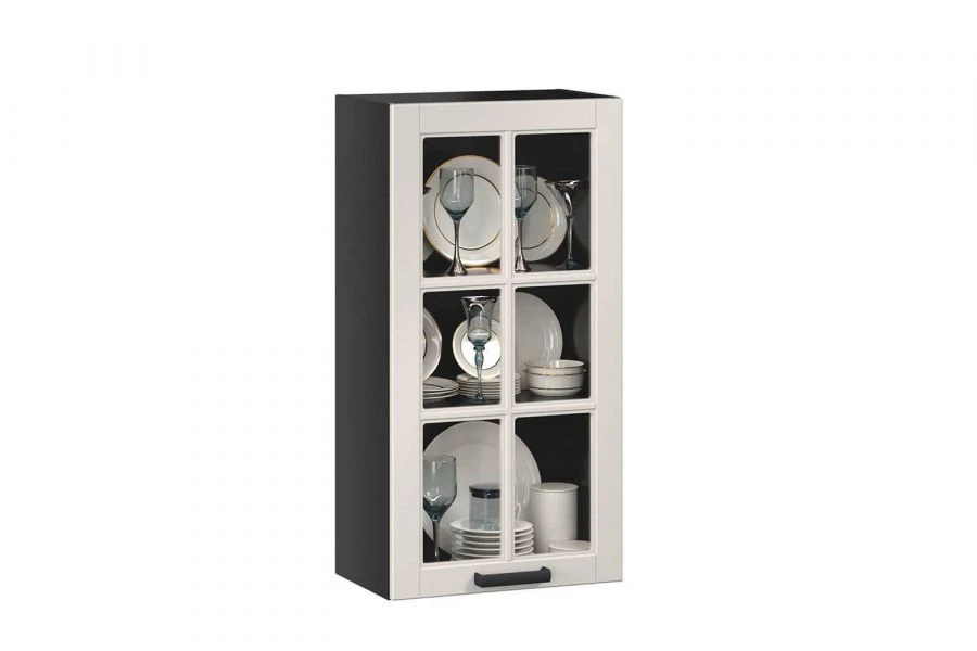 Mocha LD.274490.000 Door front 500 high glass (Oak textured anthracite )