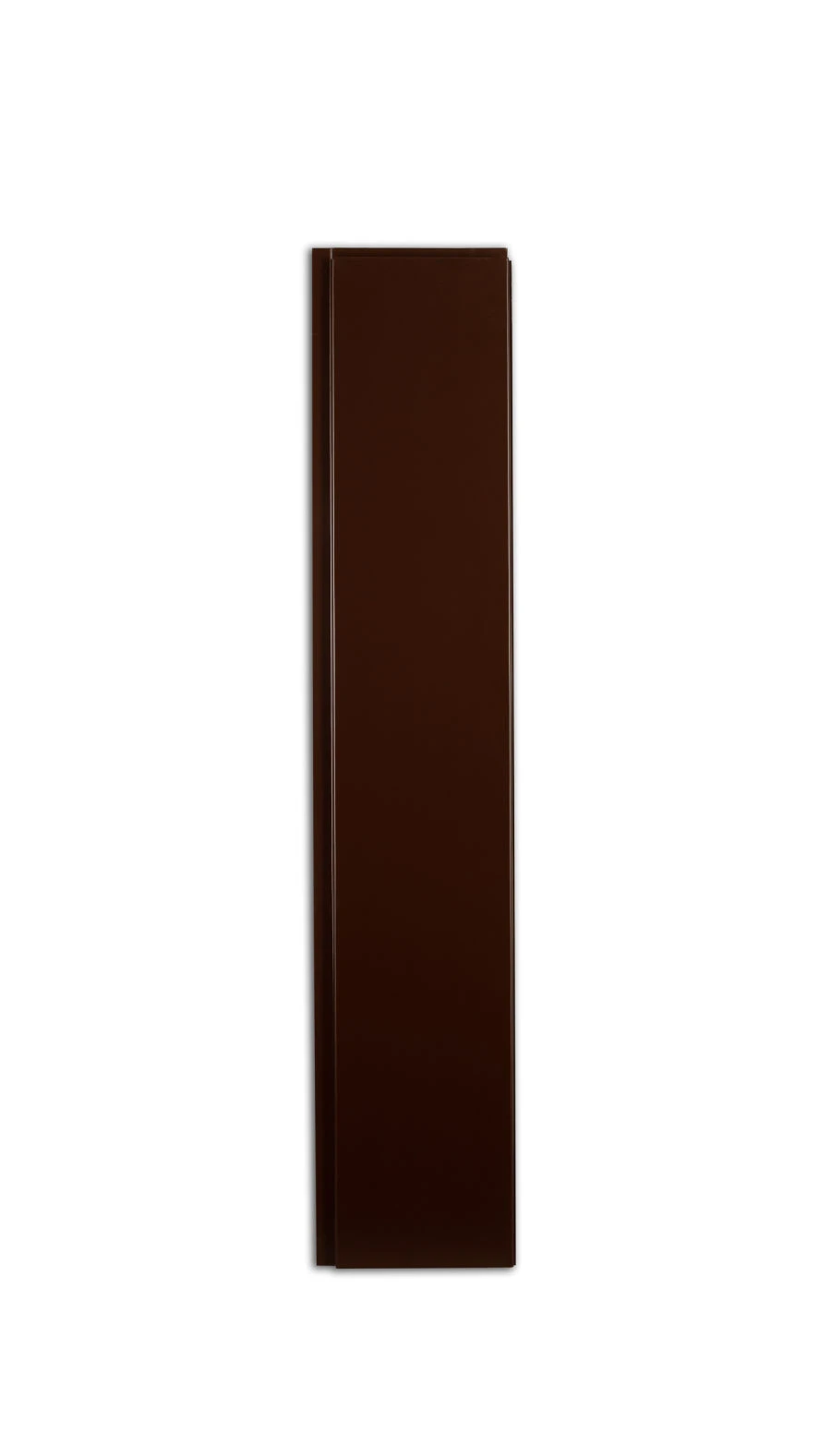 Linear metal panel "Yar'panel" -XL - wide (250 x 2 470 mm) Brown matt-0,5 mm