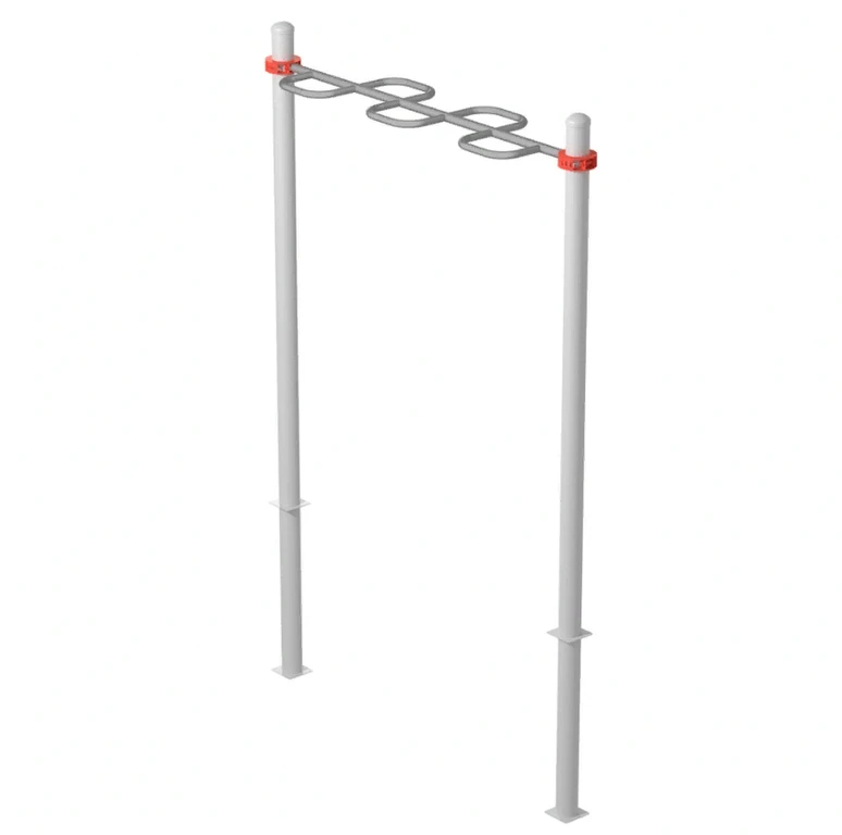 Gymnastic apparatus "U-shaped handrail" MS-3-MS119.15
