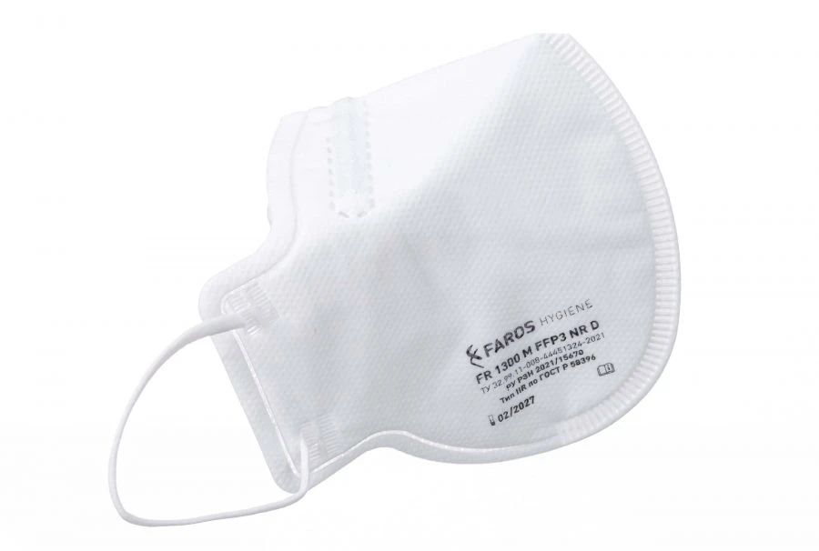 Respirator for medical respiratory protection FR 1300 M FFP3 NR D, without valve