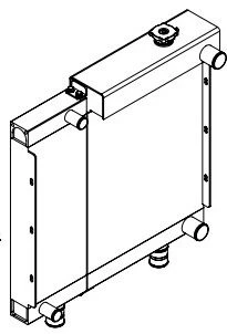 Radiator unit B 1200K.1301.0000