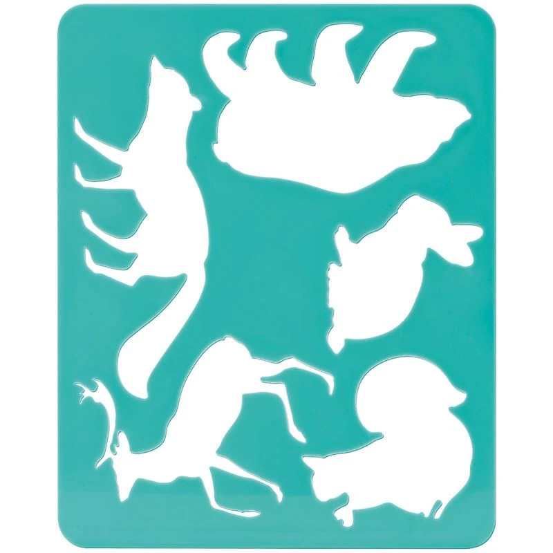Contour colouring stencil, "Forest animals", packet, europodweight