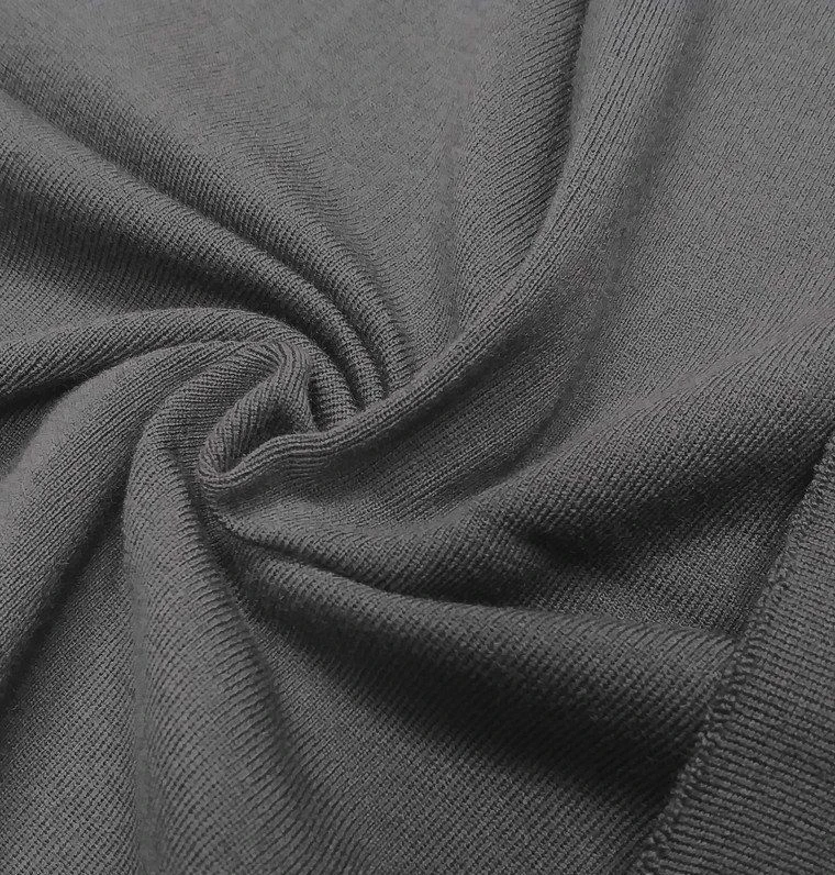 Mixed knitted fabric, culinary plain weave, with PU yarns added