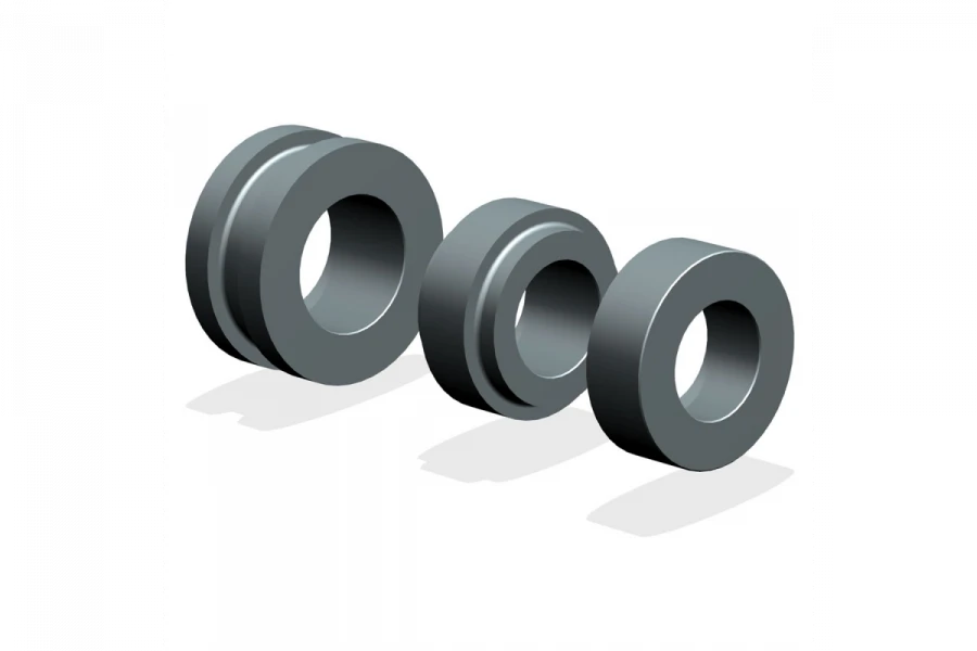 Steel forged bands for universal beam mill