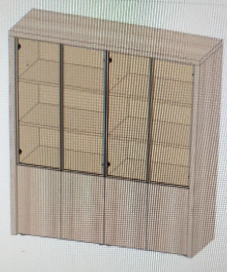 Composition of 2 wardrobes with decorative trim, Art. No. JR516
