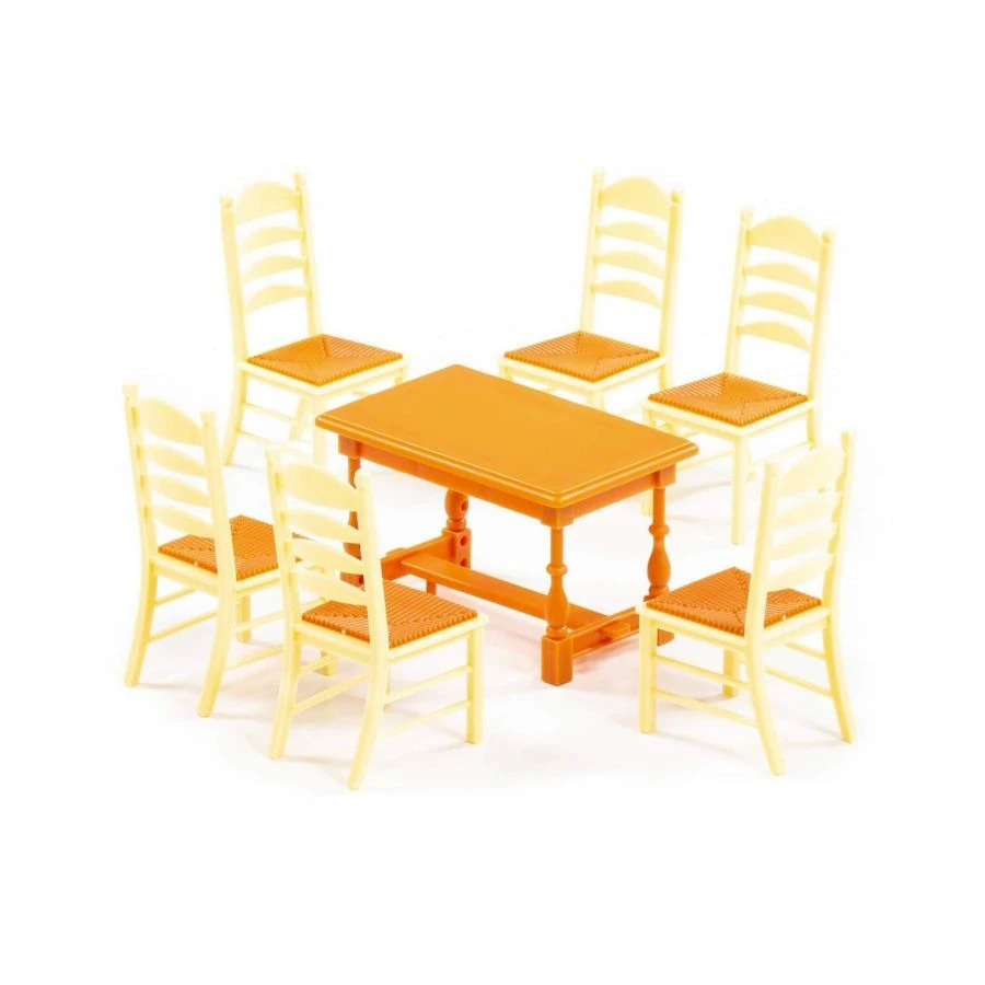 Dolls Furniture Set No. 6 (7 pieces) (in a bag), item 54395