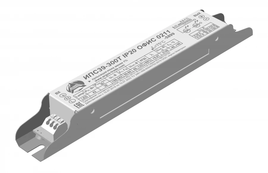 Power supply source IPS39-300T IP20 OFFICE 0211