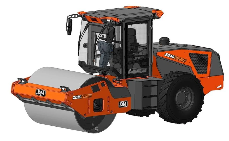 Self-propelled road roller ZDM-612