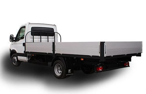 Flatbed flatbed truck type AB-4382 (modifications AB-438210, AB-43821A) on the base chassis of GAZ type 3309 (modification 3309)