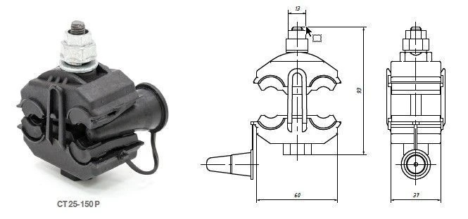 Branch clamp CT 25-150 P