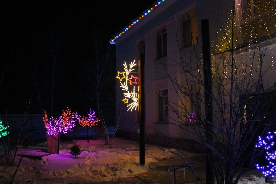 LED console (LED panel) "Honour and Glory" - decorative street lamp on brackets (modifications 220V, 24