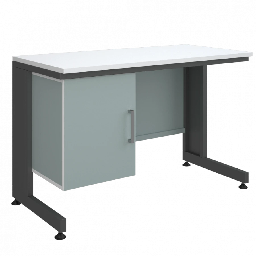 Laboratory table with drawer type 1 low 1