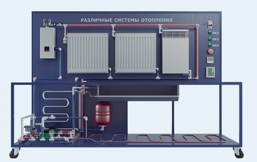 Laboratory installation for studying various heating systems (Housing and Utilities-RSO )