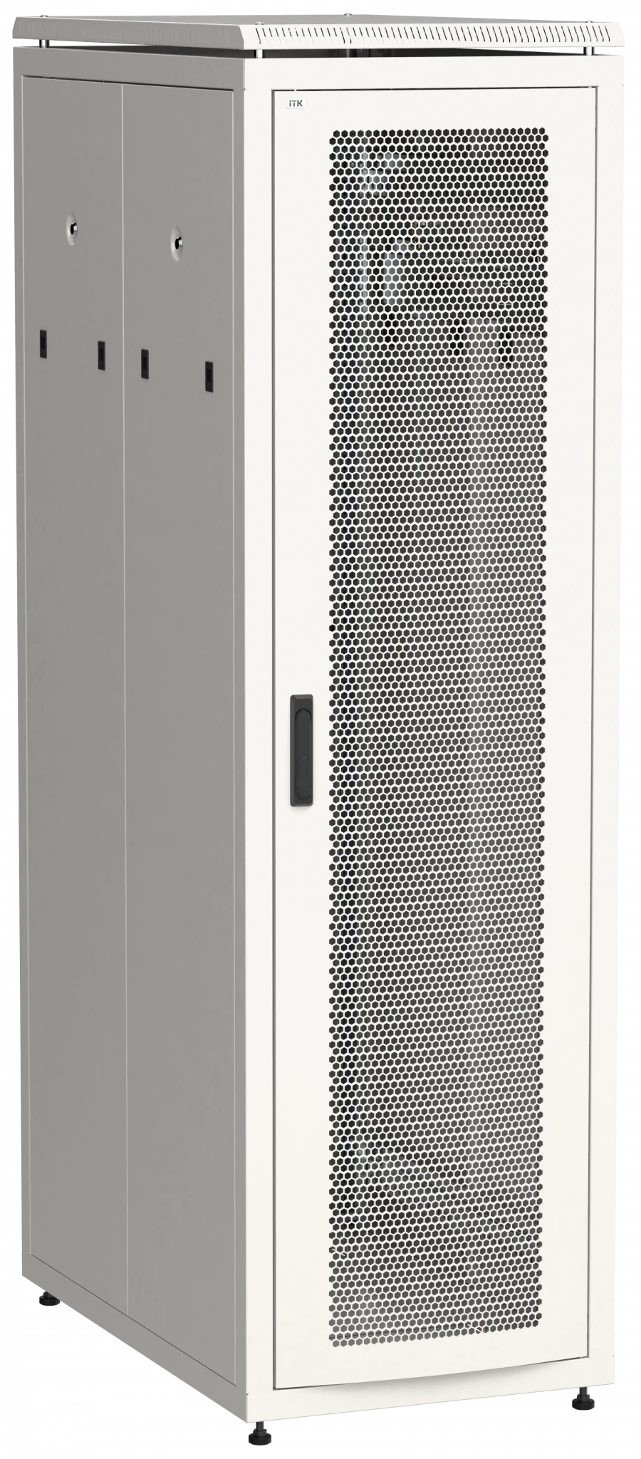 LN35-38U61-P ITK Network cabinet 19" LINEA N 38U 600x1000 mm perforated front door grey