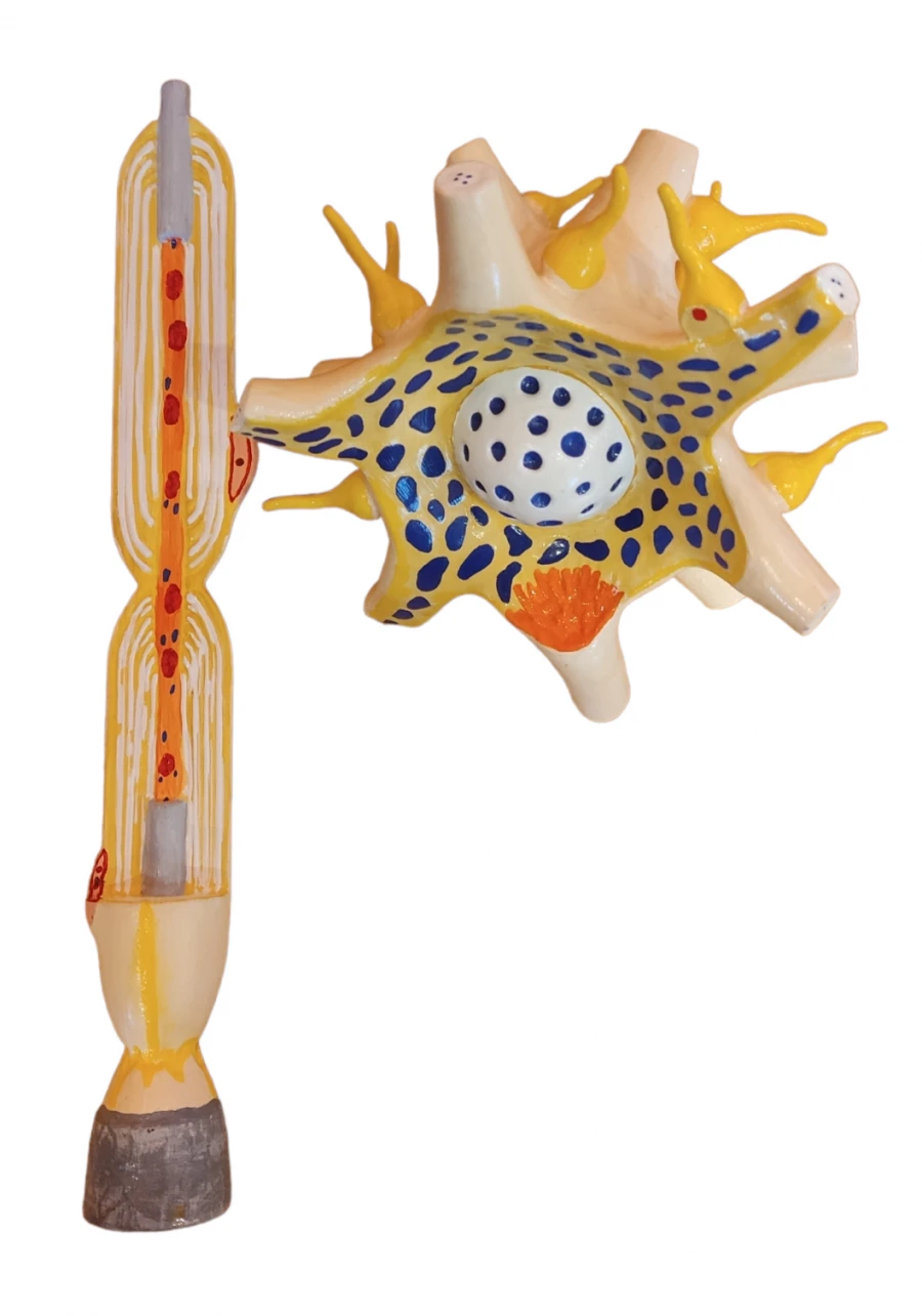 Enlarged model of neuron, ROST-18001