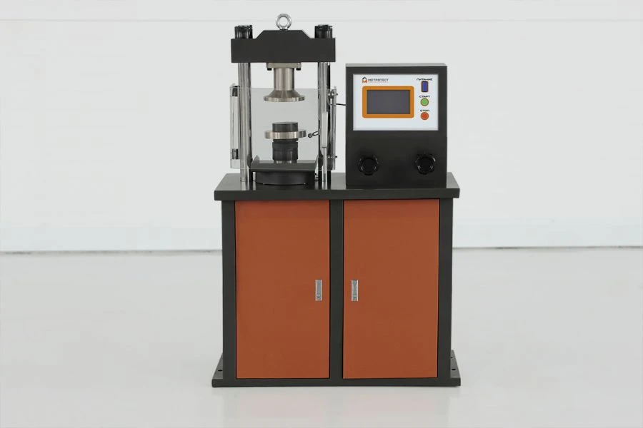 Electrohydraulic testing press PI-IV (up to 300 kN)