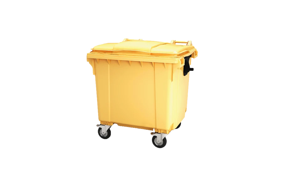 Mobile waste bin 1100l Art.29.C19 (20.807.1.20.PE; 21.056.20.PE)