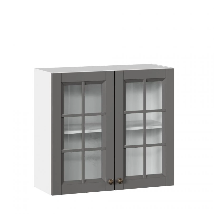 Amelie-3 LD.299730.000 Set of Fasades with glass of the kitchen cabinet 800 (Onyx Grey)