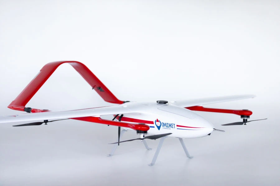 Unmanned aerial vehicle of aircraft type OmJET-02