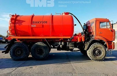 Vacuum tanker (vacuum, combined, sucking machine) (AV) 7074C8-50 on chassis Kamaz 65222-53